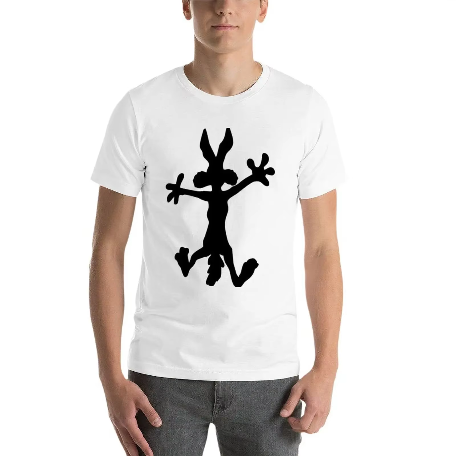T-shirt sublime avec trou de coyote pour hommes