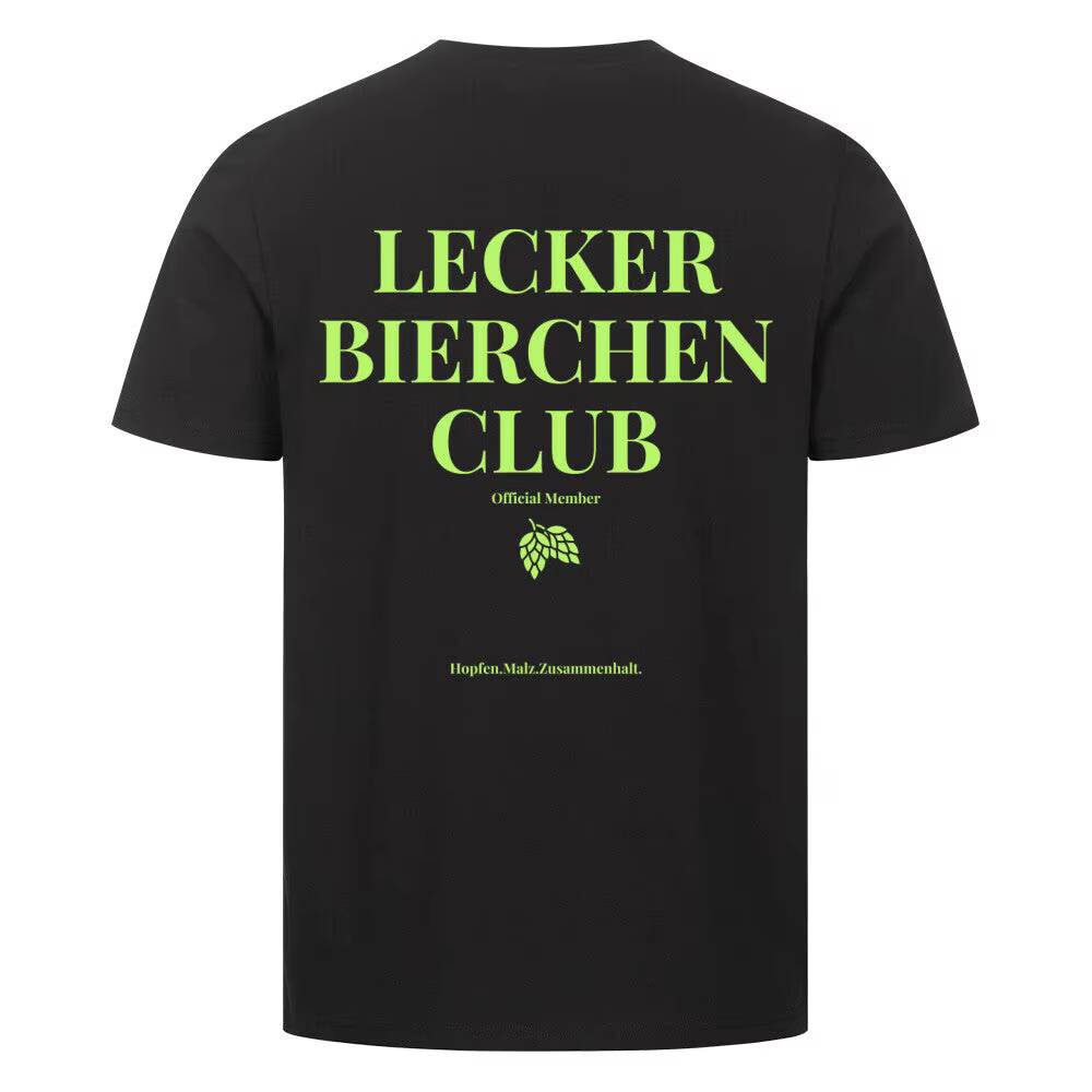 Lecker Bierchen Club - T-shirt en coton conçu pour les amateurs de bière