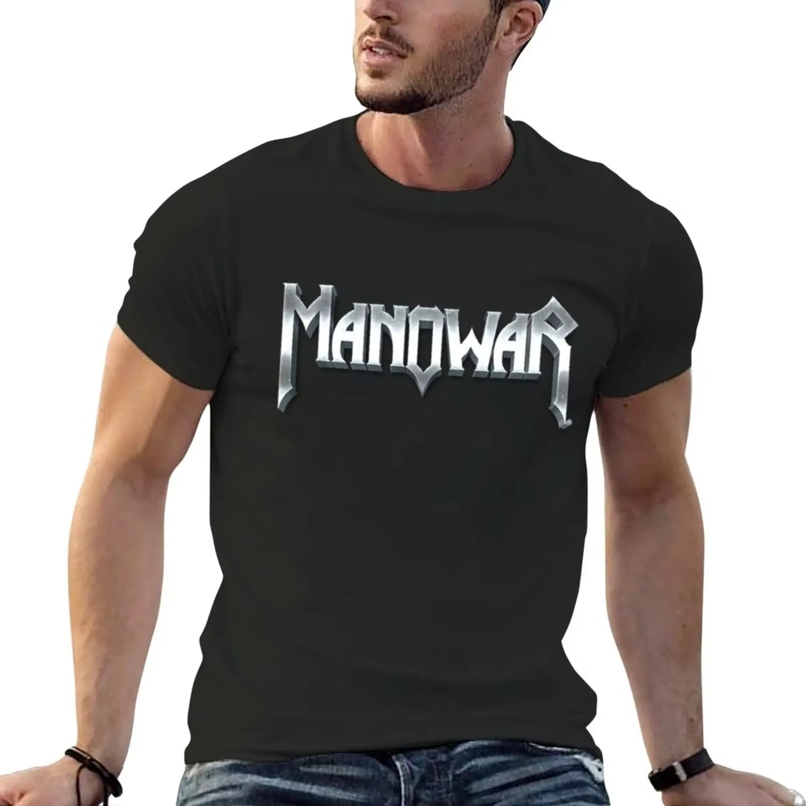 Manowar Manowar Manowar T-Shirt drôle t-shirts T-Shirt hommes