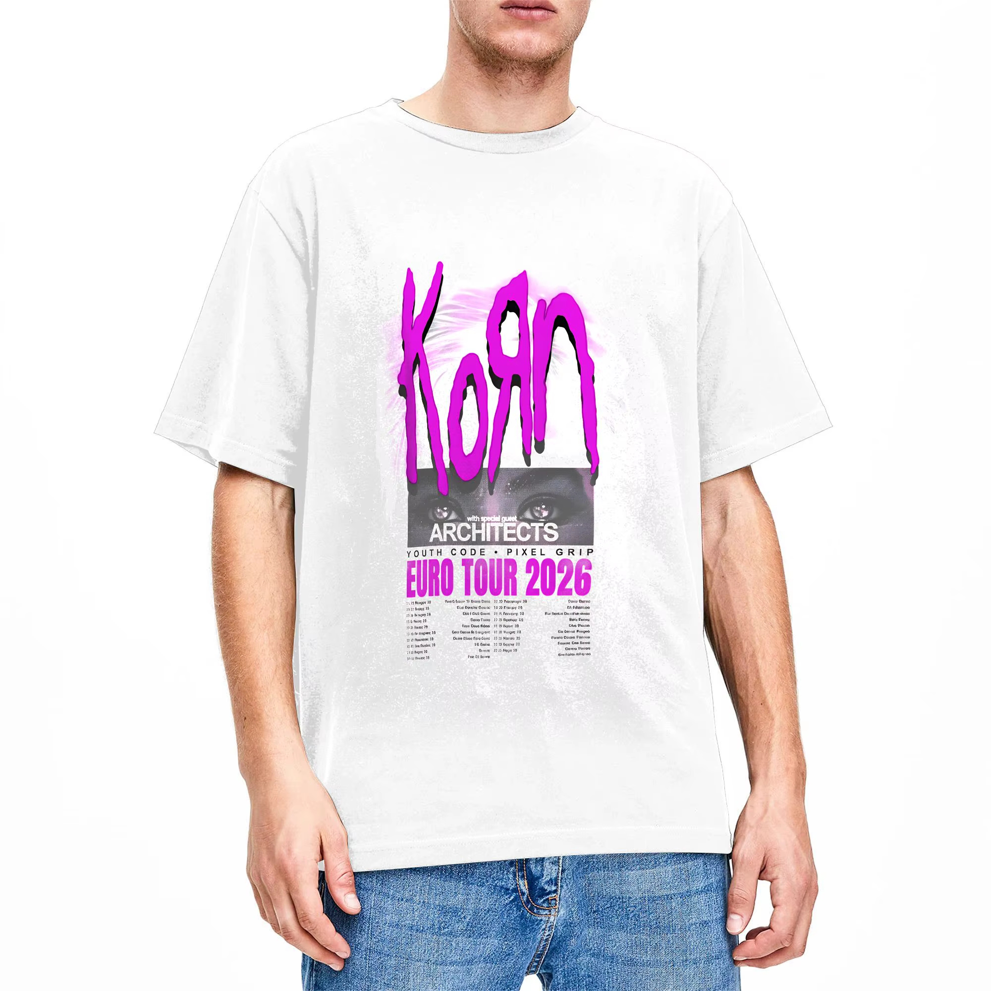 T-shirt Korn Europe et UK Tour 2026