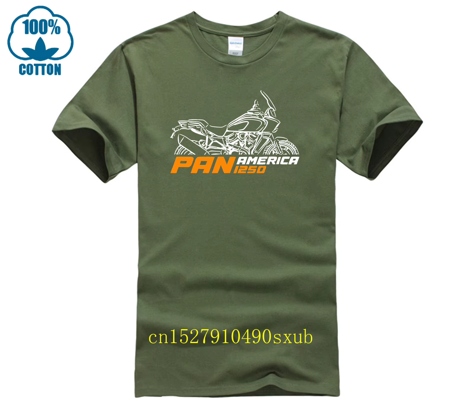 Nouveaux hommes T-shirt décontracté Harleys Pan amérique