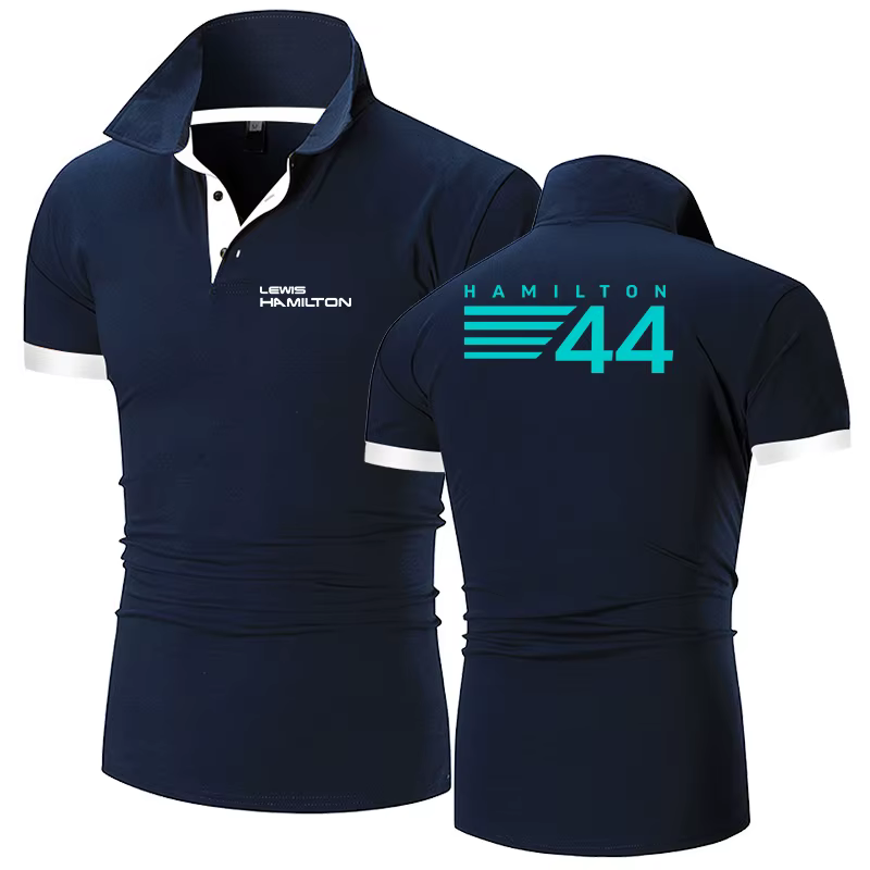 Polo à Manches Courtes en Coton pour Homme