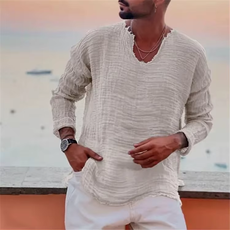 Chemises d'été de Style Viking pour hommes