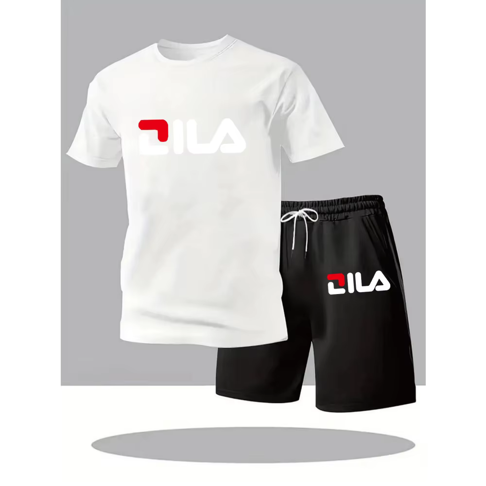Ensemble T-shirt et short de sport décontracté pour homme