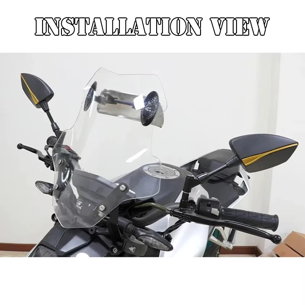 Pour SUZUKI Bandit GSF 400 600 650 650S 1200 1250 S 600S M8/M10 rétroviseur universel réglable rétroviseurs latéraux