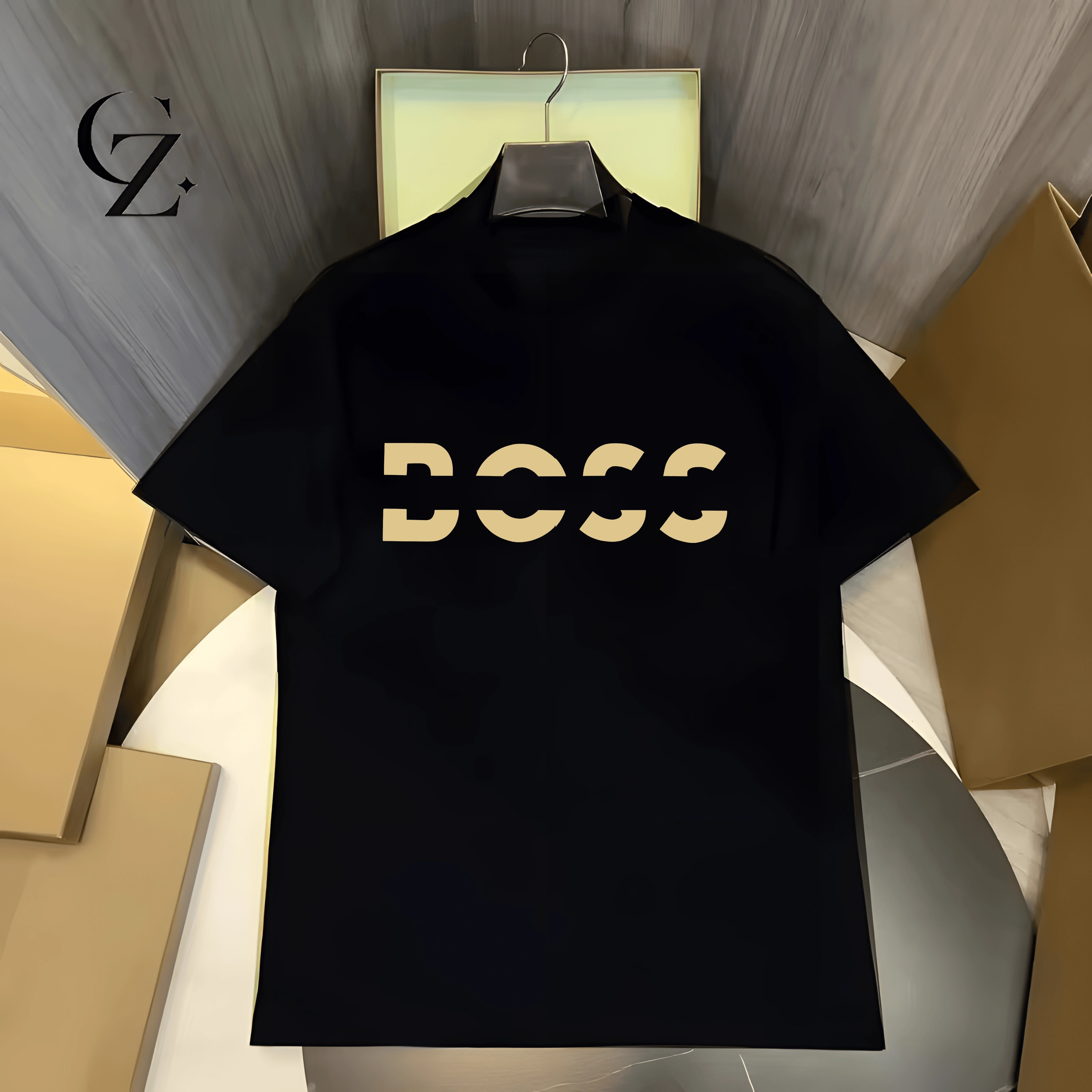 T-shirt de marque haut de gamme imprimé lettres pour l'été 2026