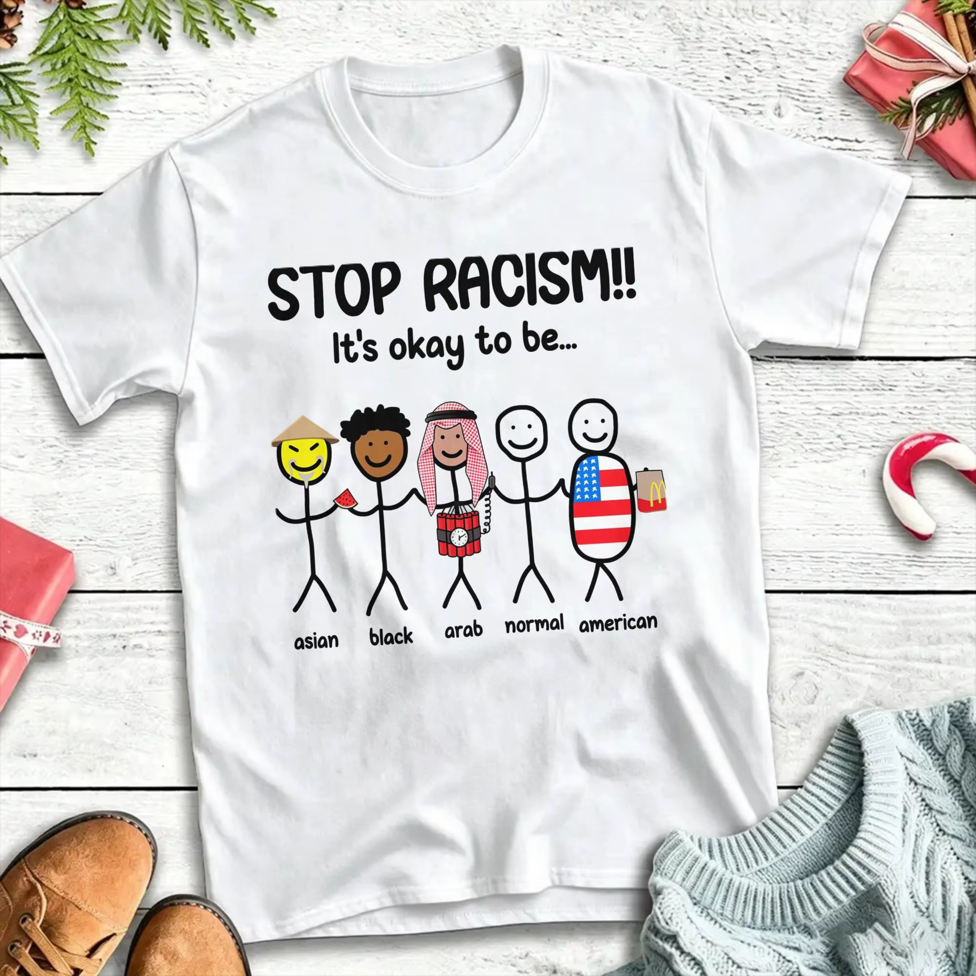 T-shirts Stop Racism It's Okay To Be Asian