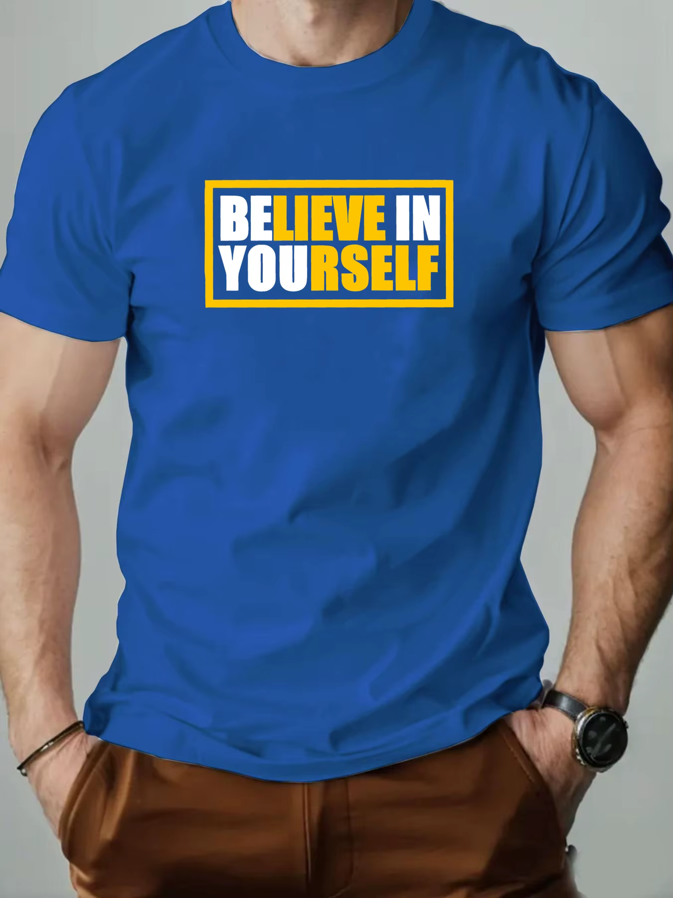 T-Shirt col rond pour hommes