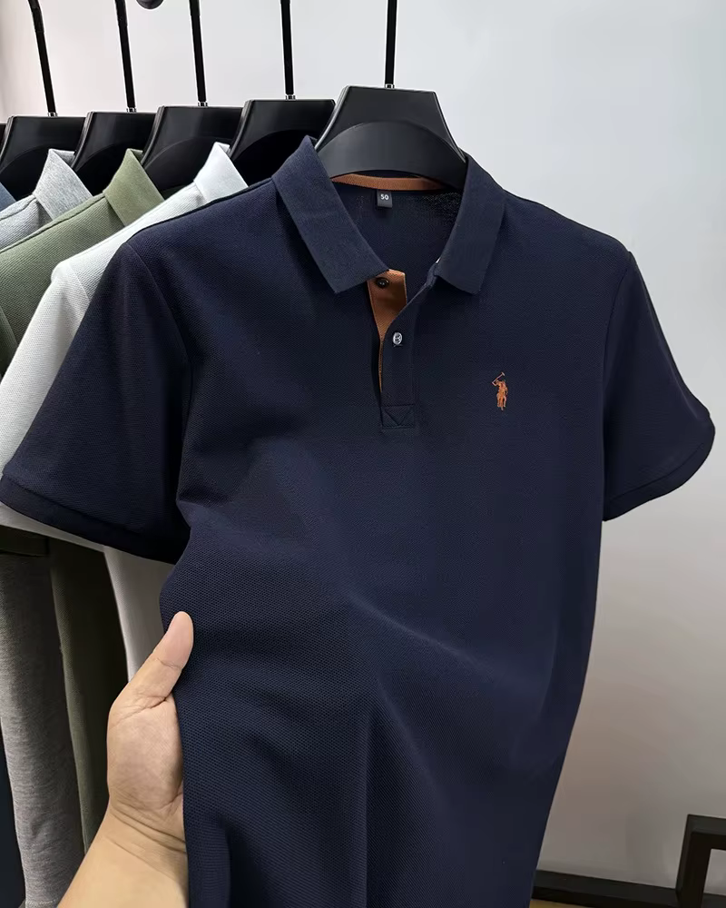 Marque haut de gamme 100% coton manches courtes polo shirt hommes été mode Designer nouveau poney broderie Casual t