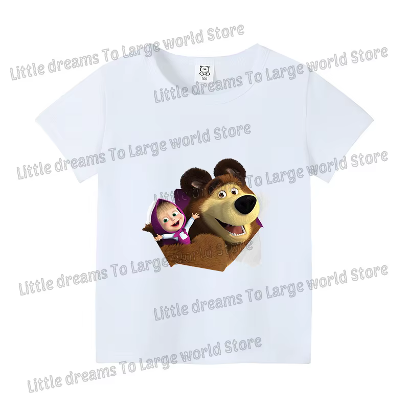 T-shirt Mashas Bears pour enfants