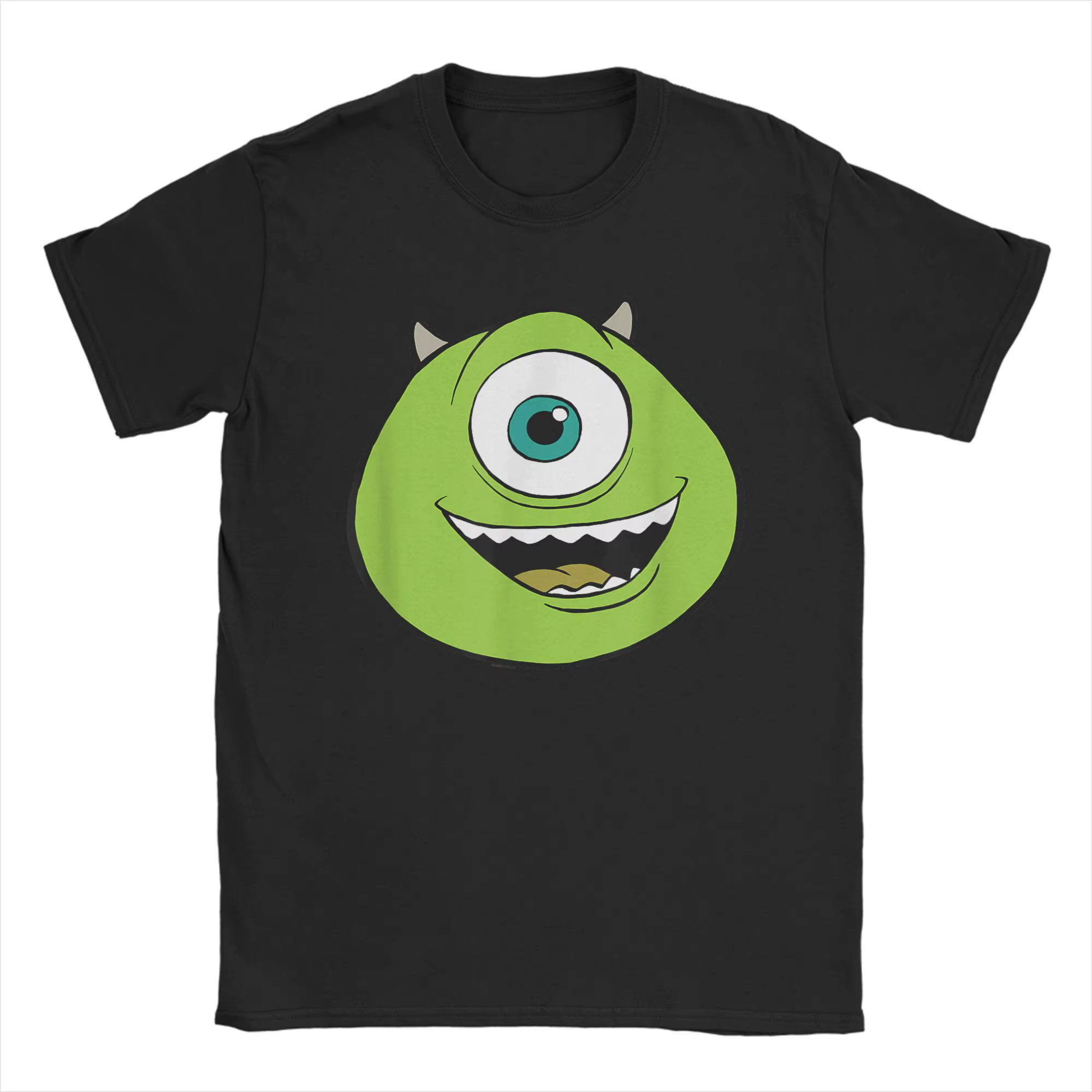 Monsters Inc Mike grand visage t-shirt été 100% coton t-shirts pour hommes Hip Hop
