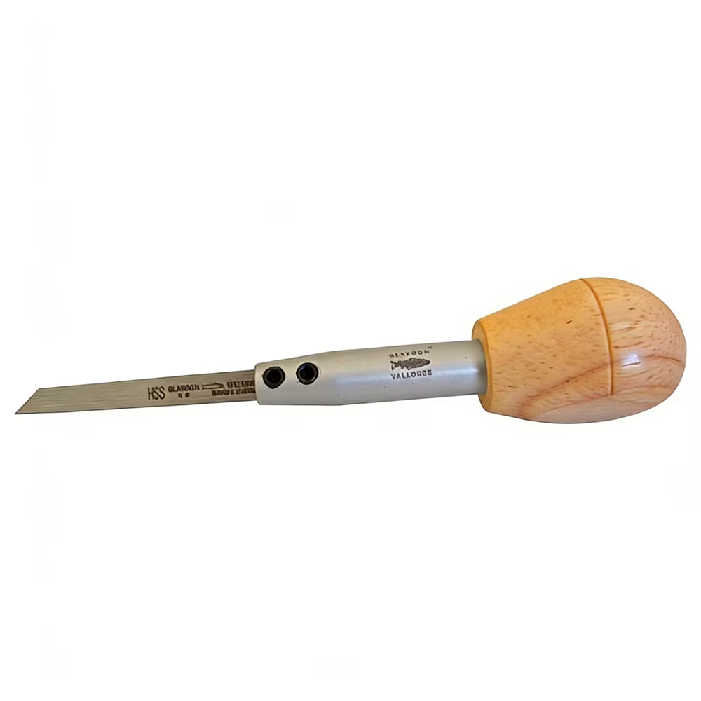 Manche de graveur réglable Glardon-Vallorbe AL4102, type long 92 mm, pour graveurs et limes à aiguille, outil de gravure de bijoux