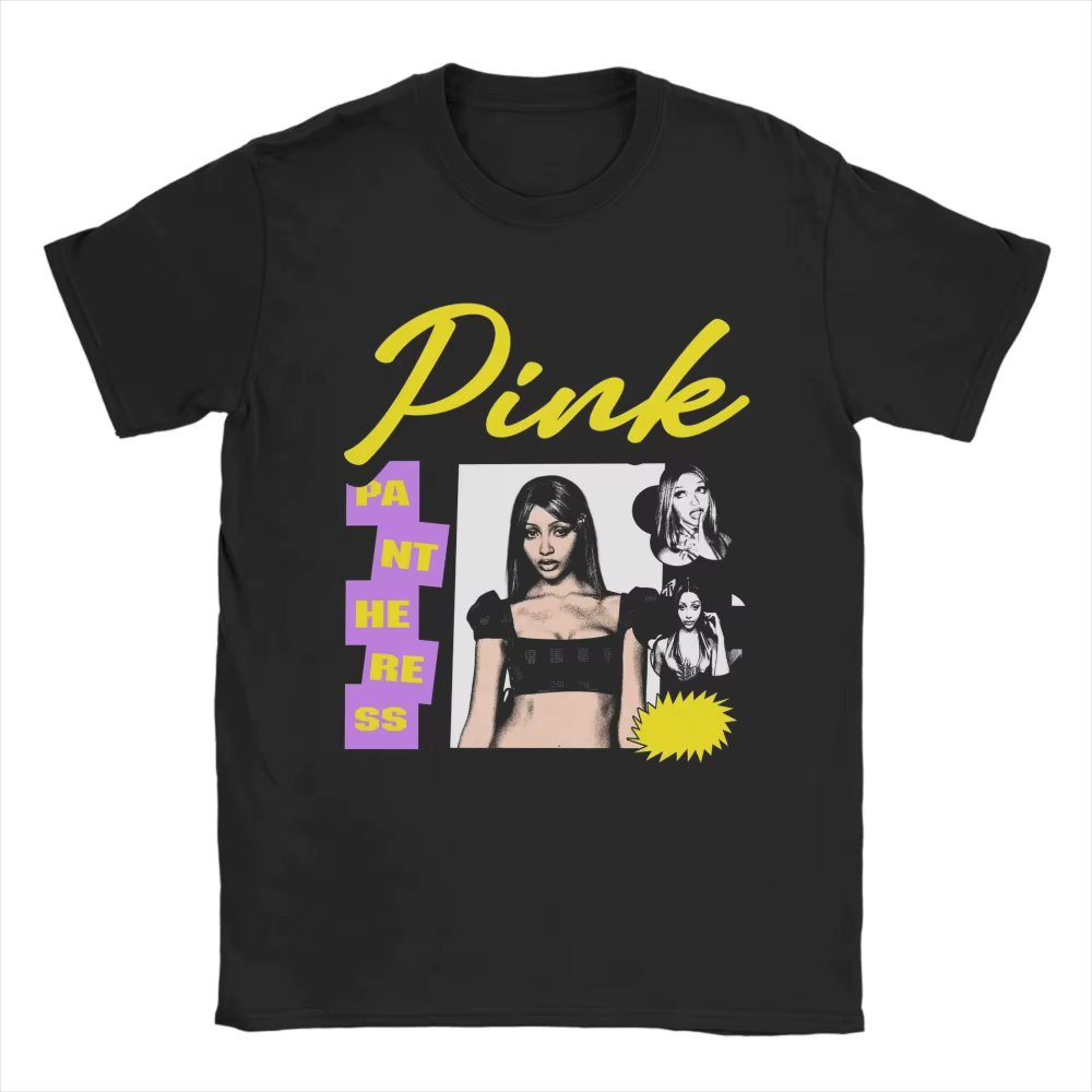 T-Shirt Novelty Singer Pink P-Pantheress pour hommes