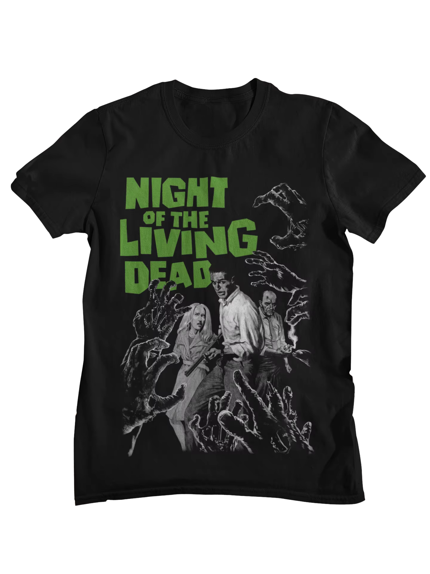 T-Shirt graphique rétro du film d'horreur Night of The Living Dead