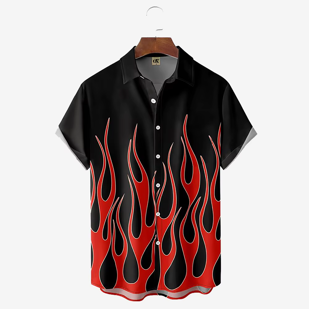 Chemises pour hommes Flame