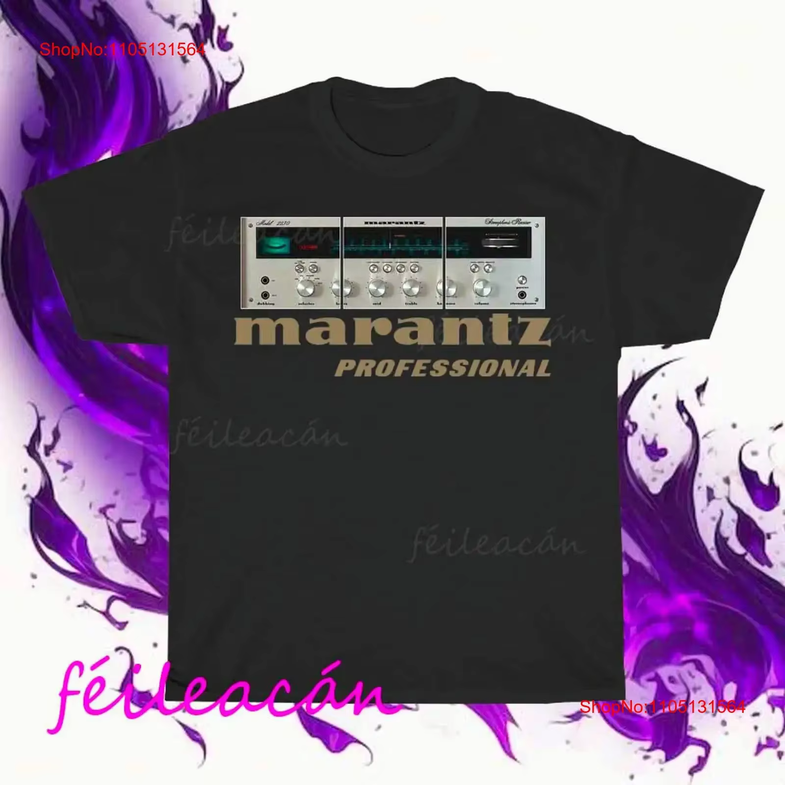 Tout nouveau Logo amplificateur Marantz t-shirt américain drôle taille S à 5XL vintage lavé doux élégant streetwear respirant