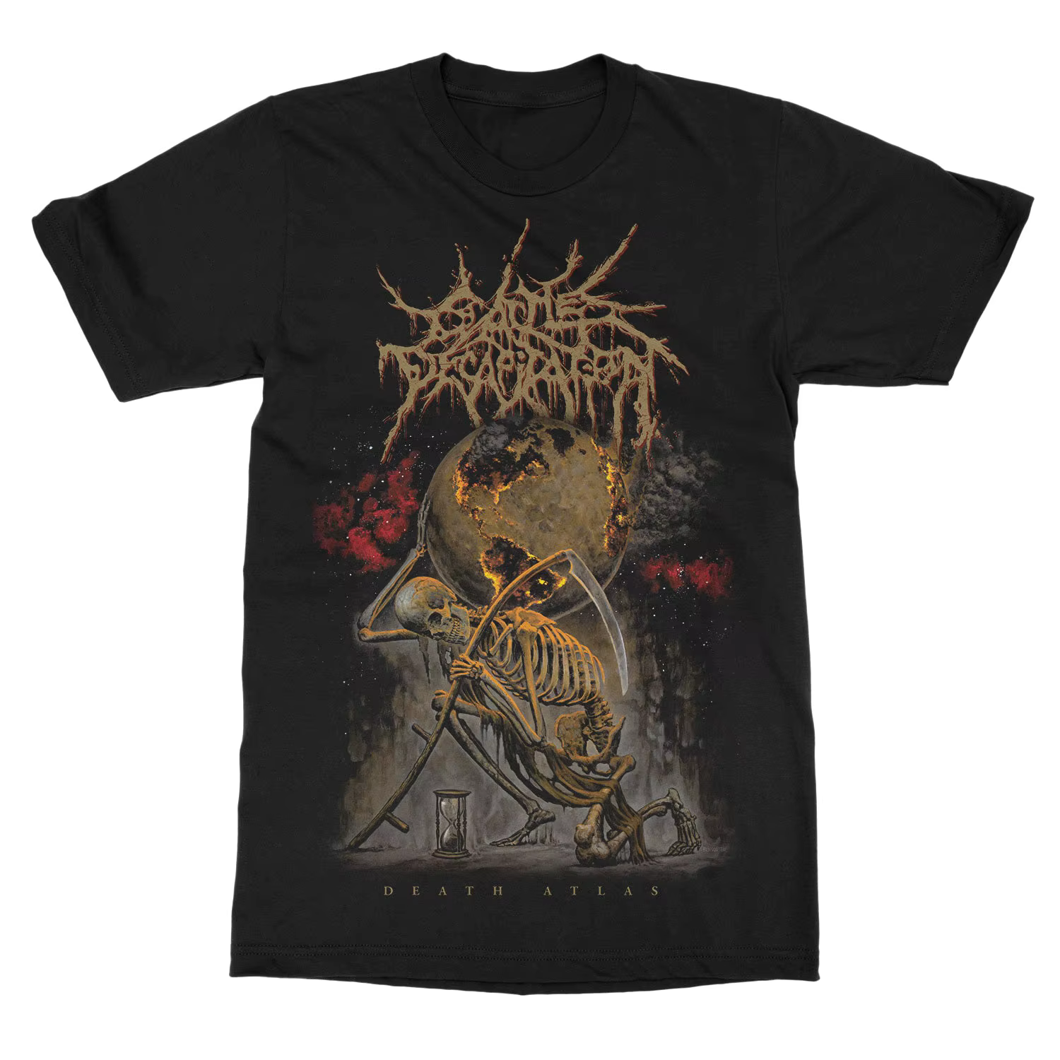 T-Shirt du groupe Cattle Decapitation Death Atlas