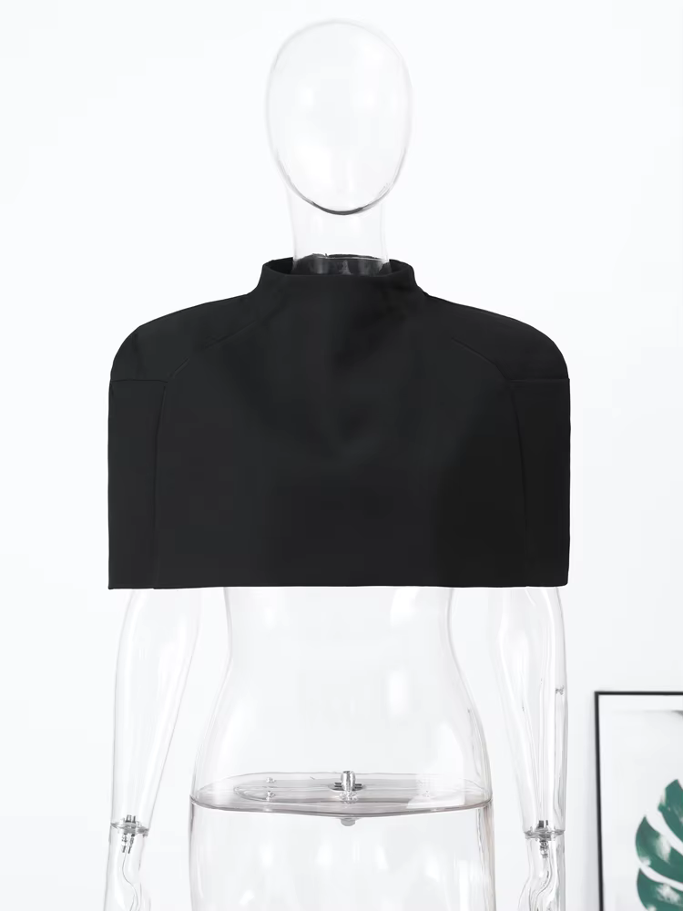 Tops châle courts élégants pour femmes