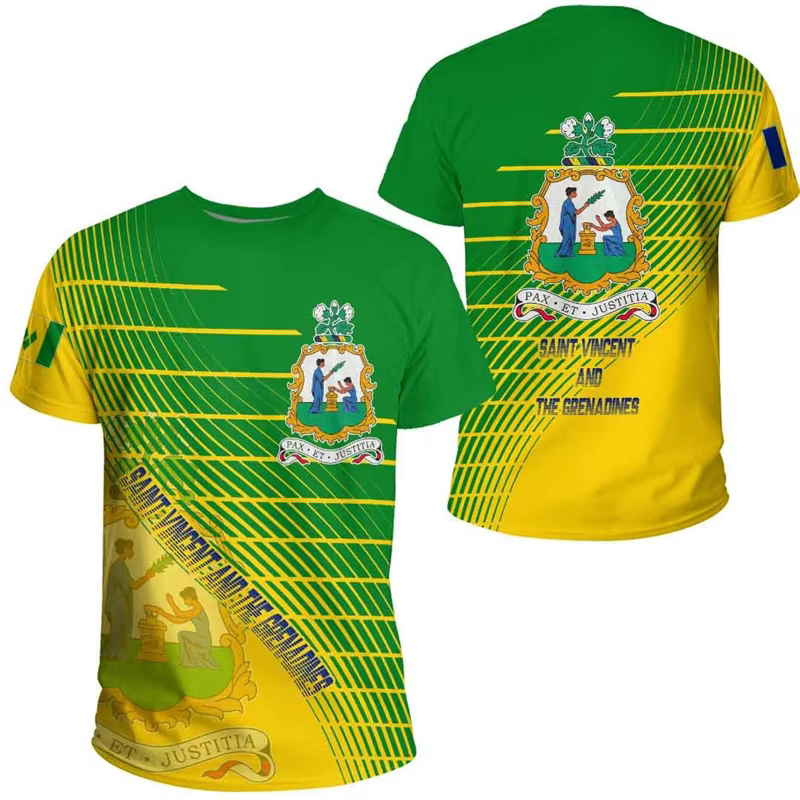 T-Shirt à Manches Courtes et Col Rond pour Homme