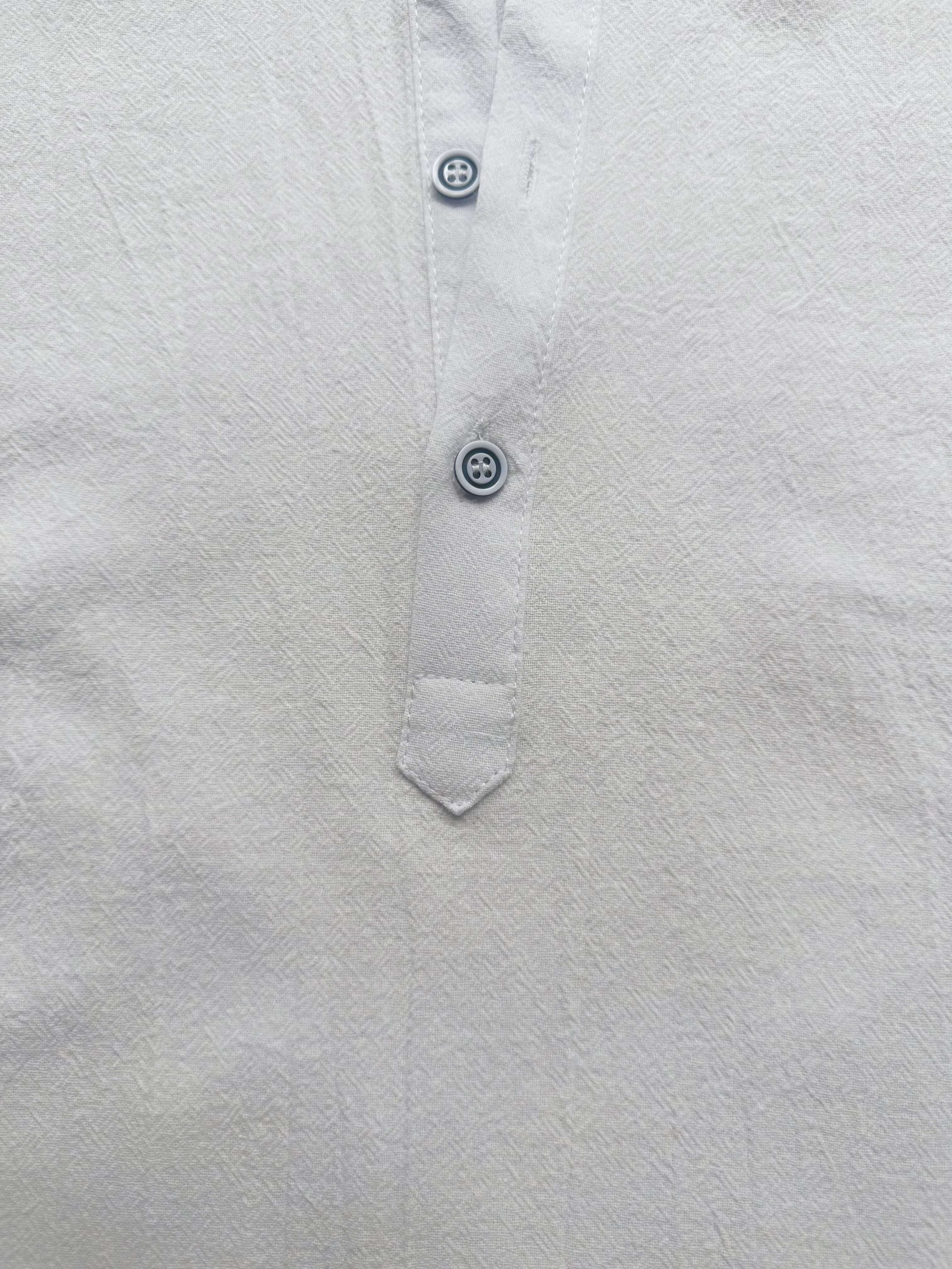 Nouvelles chemises en coton et lin pour hommes