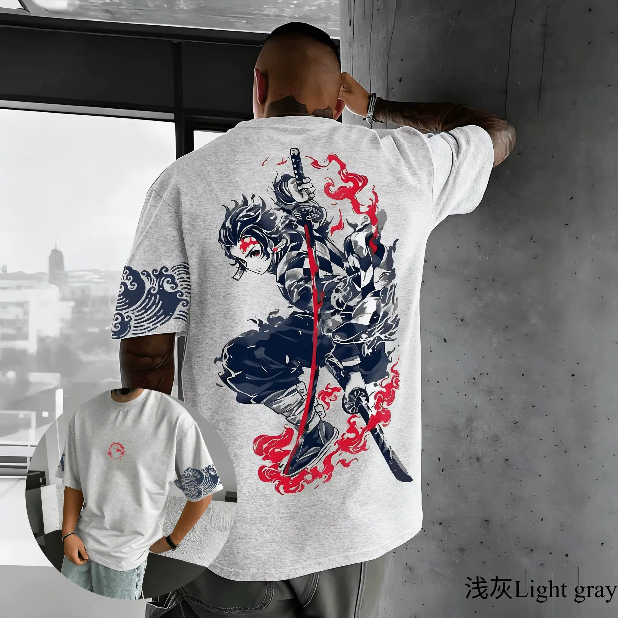 Nouveau T-shirt graphique Demon Slayer 2026 pour homme et femme