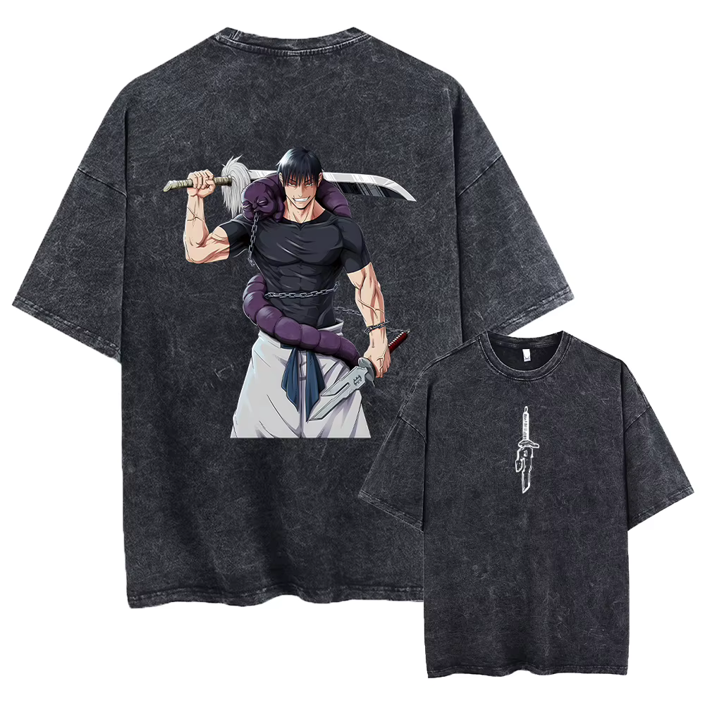 Fushigflats-T-shirt imprimé Toji pour hommes et femmes