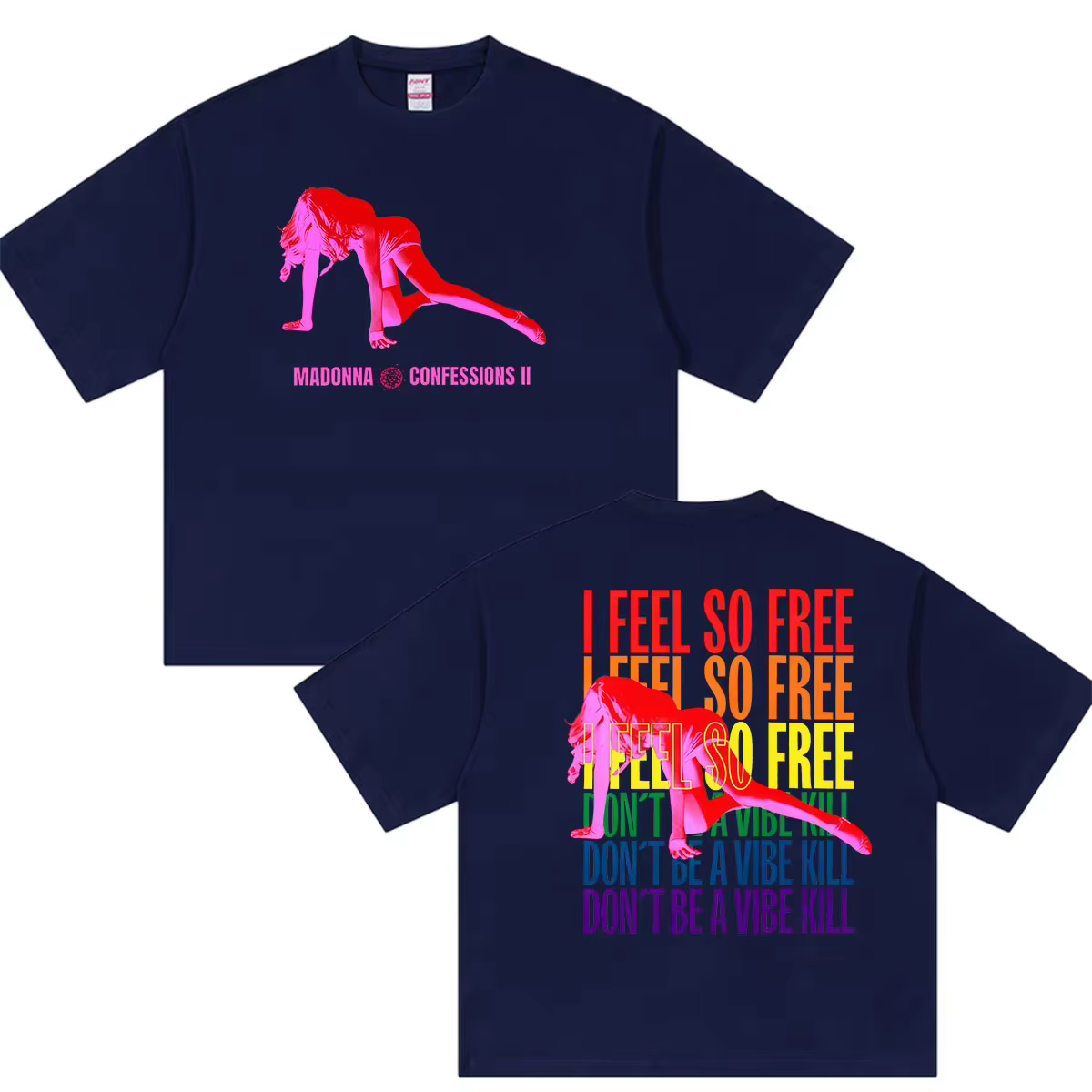T-shirt Madonna « Confessions II » 2026 | T-shirt en coton lourd 230g