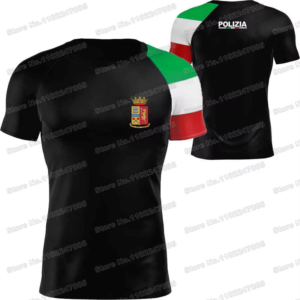 T-shirt de la Police italienne nouveau 2025