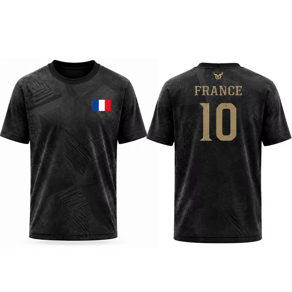 T-shirt de football unisexe à manches courtes