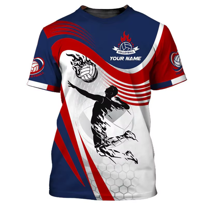 T-shirt d'uniforme de volley-ball pour hommes et femmes