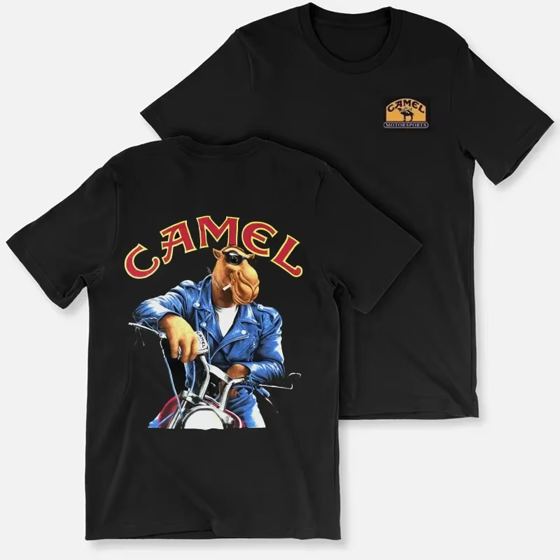 T-shirt Rétro Cigarettes Camel en Coton Vintage
