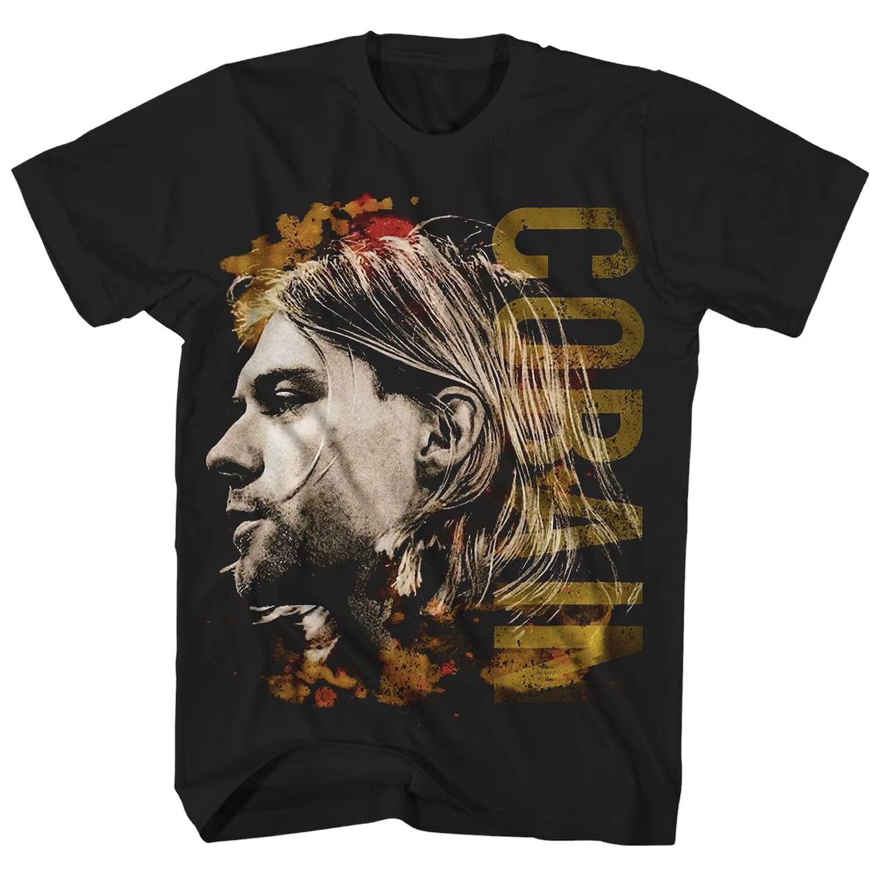 T-Shirt classique avec Logo du groupe de rock Nirvana