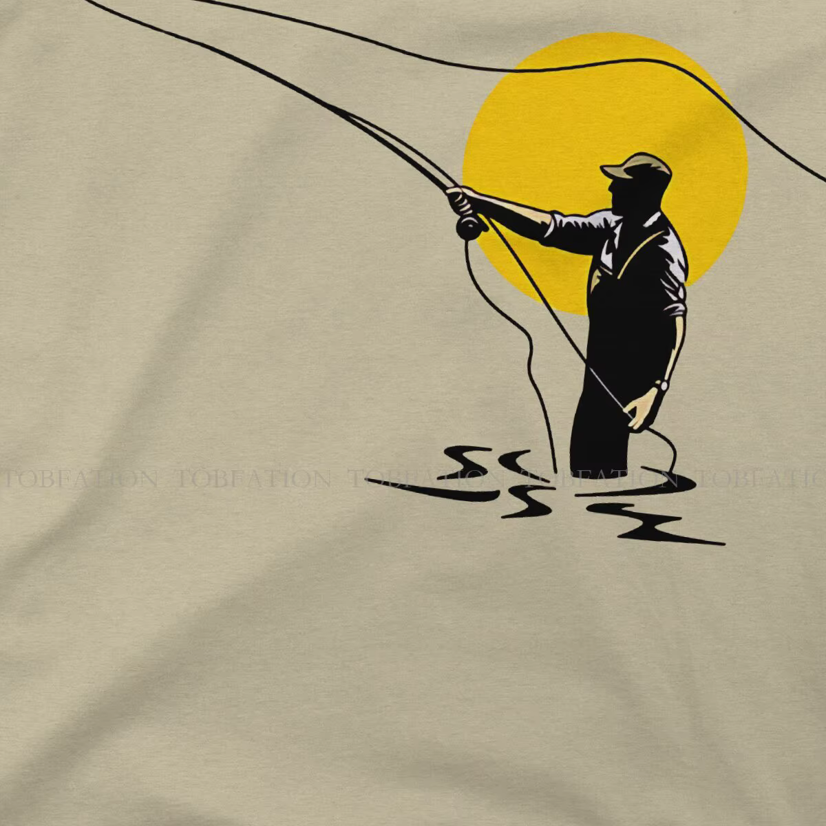 FishSuffolk-T-shirt manches courtes homme, estival et punk, en coton, Harajuku