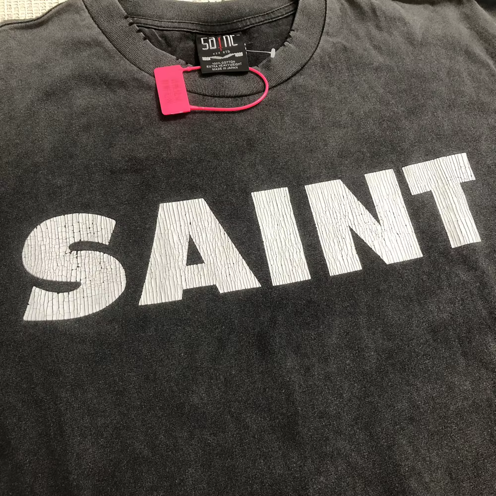 SAINT OF MICHAEL meilleure qualité Streetwear Vintage manches longues t-shirt décontracté ample surdimensionné 100%