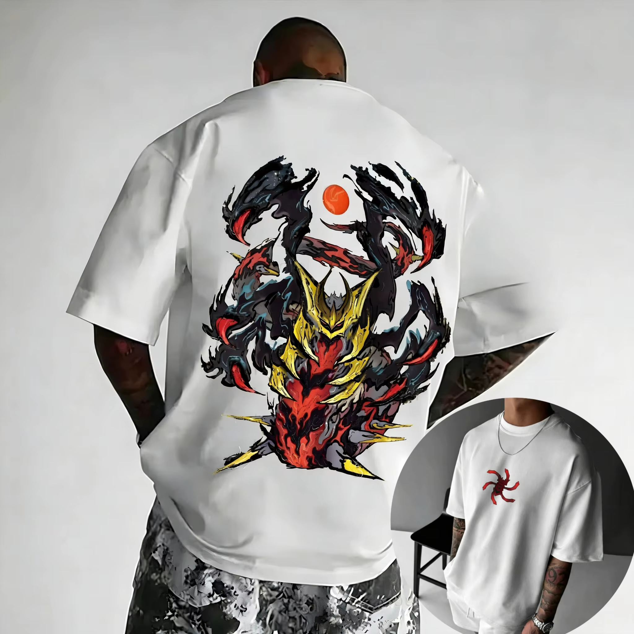 T-shirt imprimé Pokémon Anime Gengar