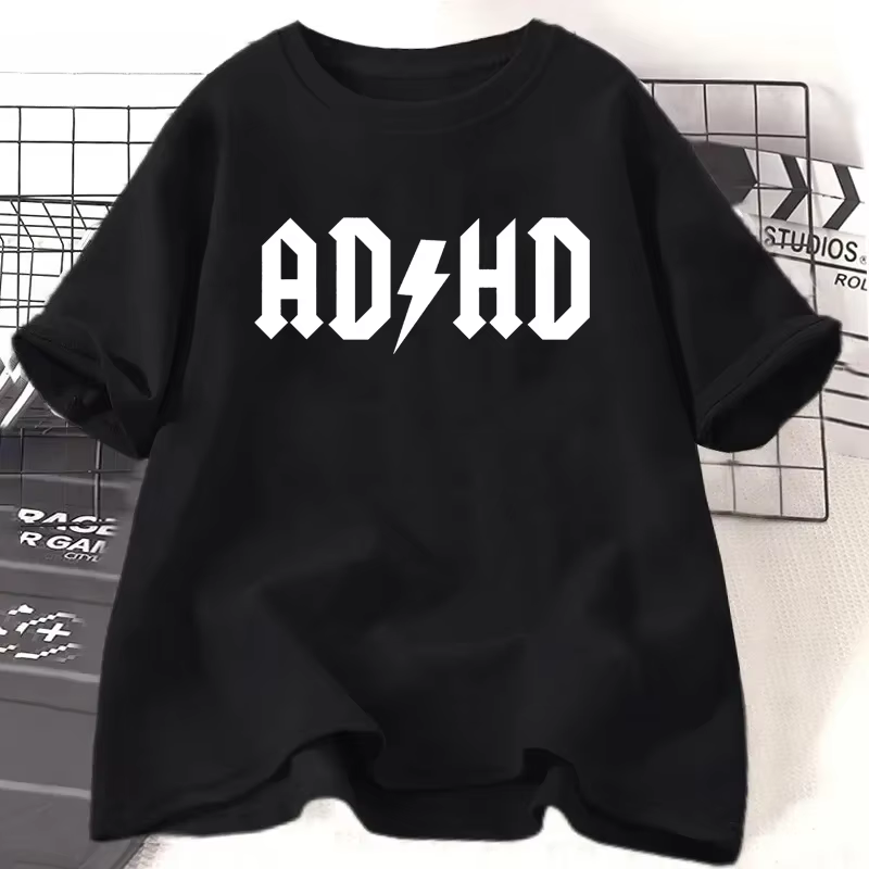 T-shirts imprimés Adhd pour femmes