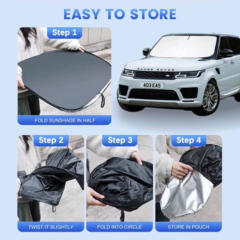 Pare-soleil pour pare-brise de voiture Volkswagen VW Polo 2011 – 2018, blocs de protection contre les rayons UV, accessoires de voiture d'été