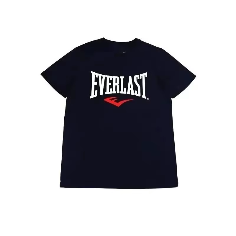 2025 nouveau EVERLAST t-shirt hommes boxe sport ample décontracté à manches courtes lettre imprimer unisexe jeunesse été Streetwear mode