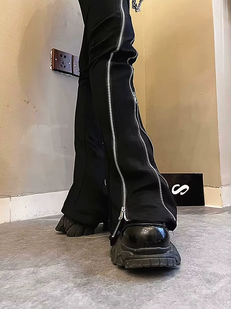 Jean évasé noir Slim pour femmes