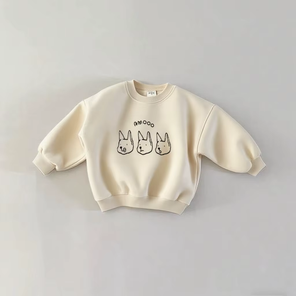 Sweat-shirt à manches longues pour garçons et filles