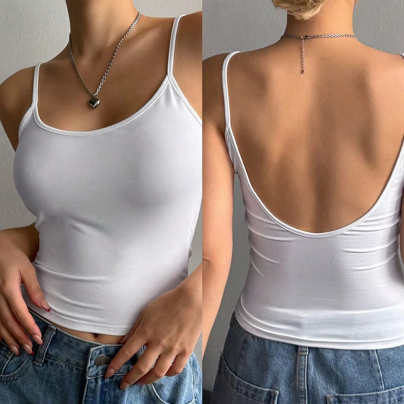 Débardeurs et T-shirts Femme à Bretelles