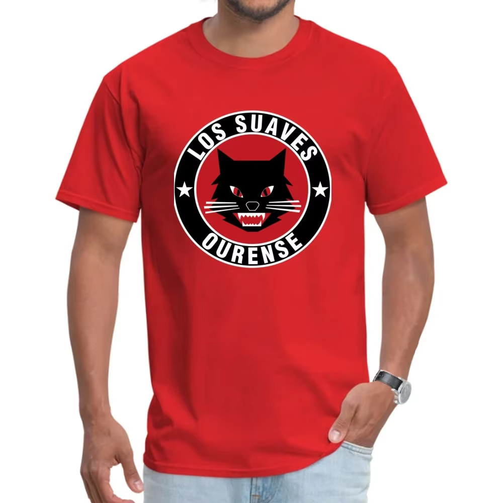 T-shirt imprimé en 3D à col rond pour hommes
