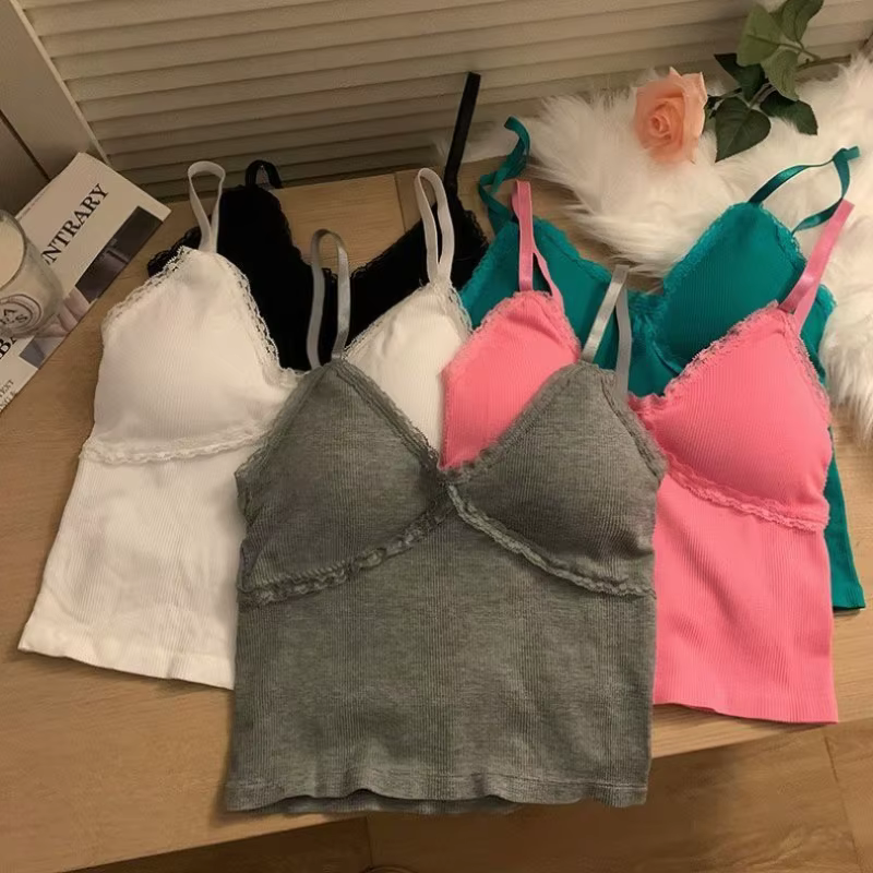 Haut pour femme Lingerie Sexy femmes dentelle fond Camisole
