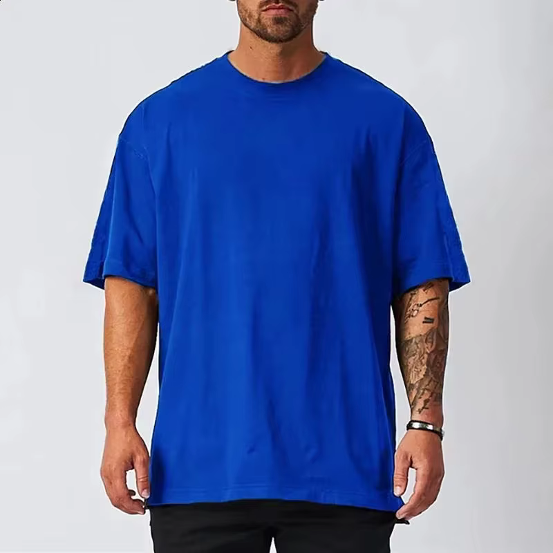 T-shirt blanc en coton pour homme