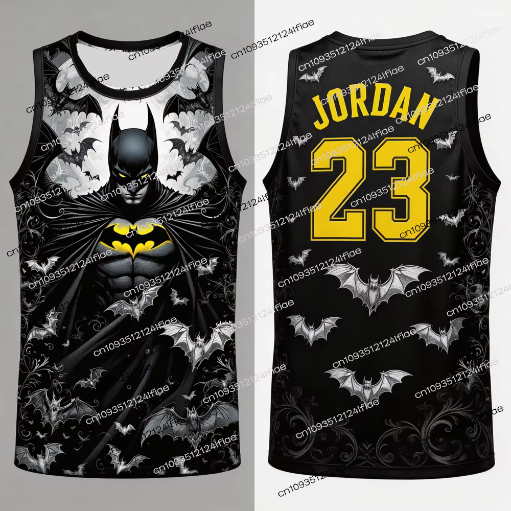 Nouveau Maillot de Basketball Batman Jordan pour Homme 2026