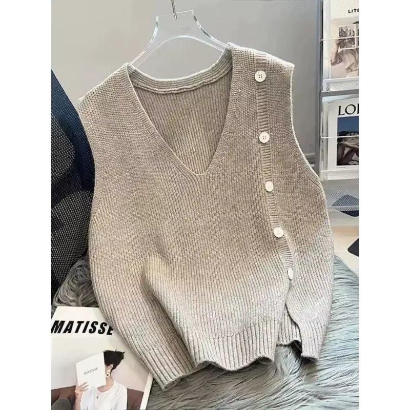 Gilet tricoté pour femmes