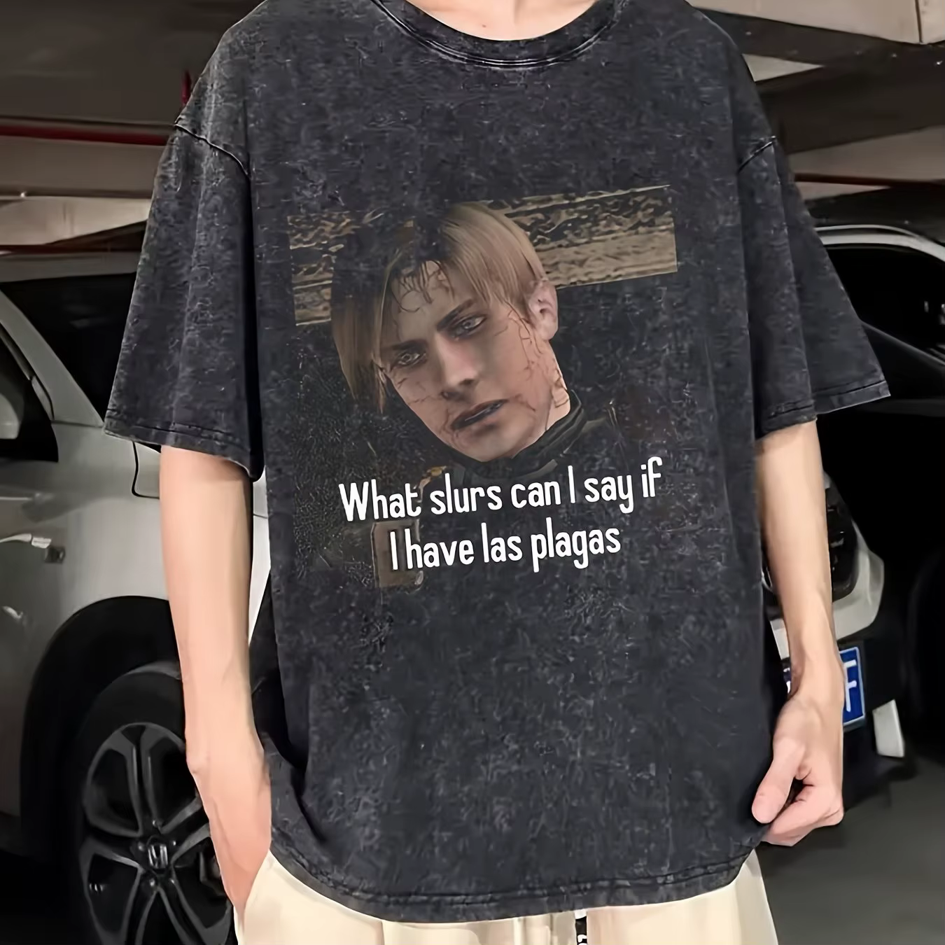 Hommes Harajuku inspiré Leon S Kennedy graphique t-shirt Vintage vêtements