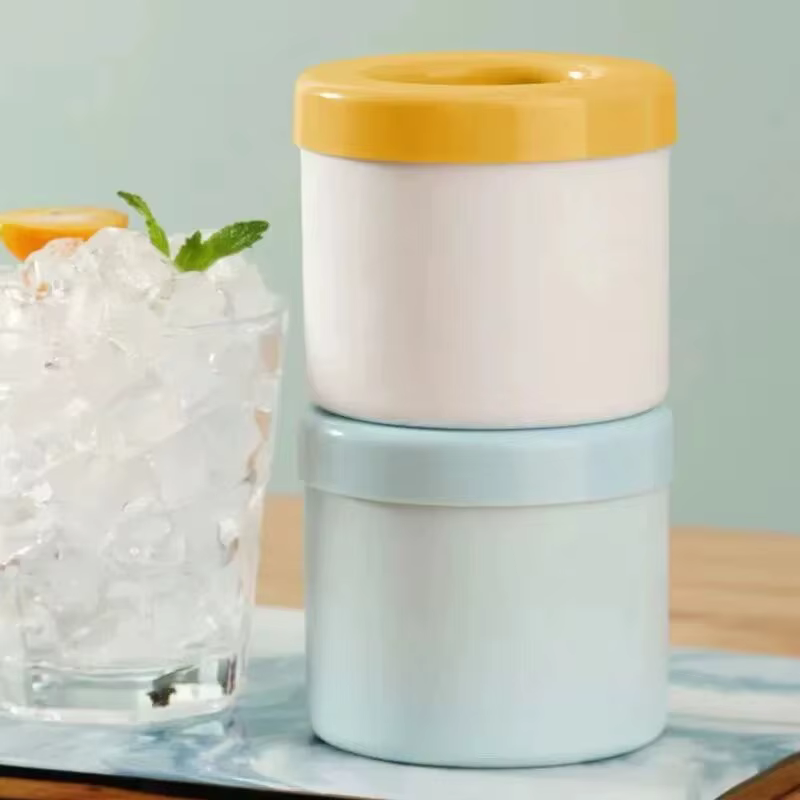 Moule à glaçons rond en Silicone, seau à glace d'été fait maison, bricolage, réfrigérateur, machine à glaçons, moule à glaçons créatif, outils de bar