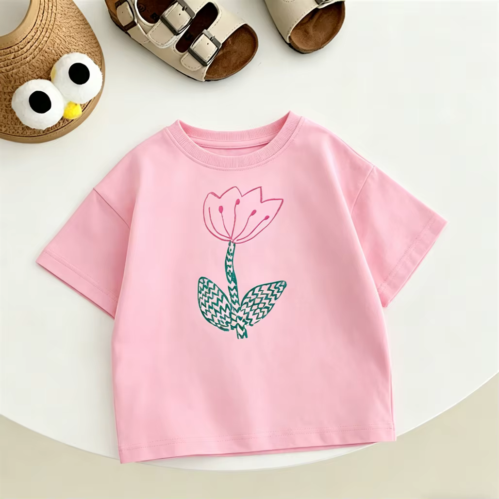T-shirt pour enfants, vêtements décontractés à la mode