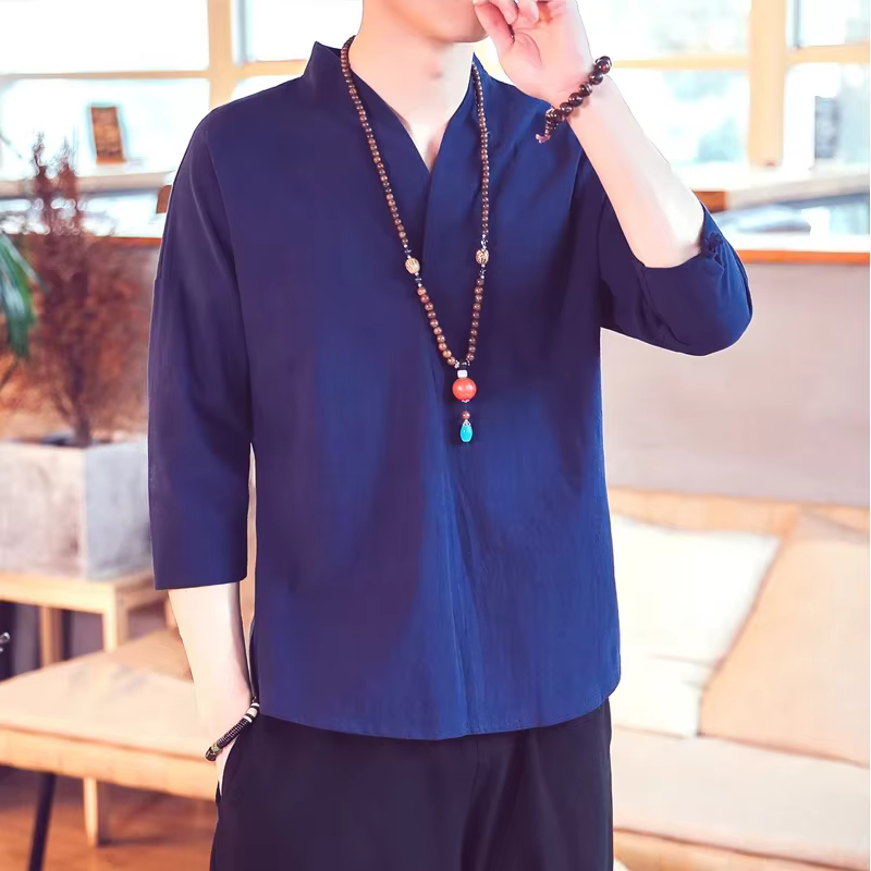 Kimono d'Été à Manches Courtes pour Homme